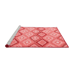 Country Red Washable Rugs