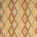 Square Southwestern Brown Country Rug, con2089brn