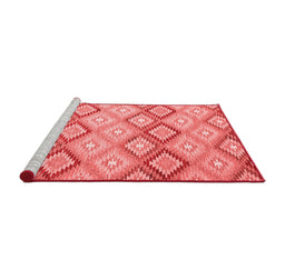 Country Red Washable Rugs