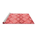 Country Red Washable Rugs