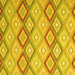 Square Southwestern Yellow Country Rug, con2089yw