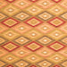 Serging Thickness of Southwestern Orange Country Rug, con2089org