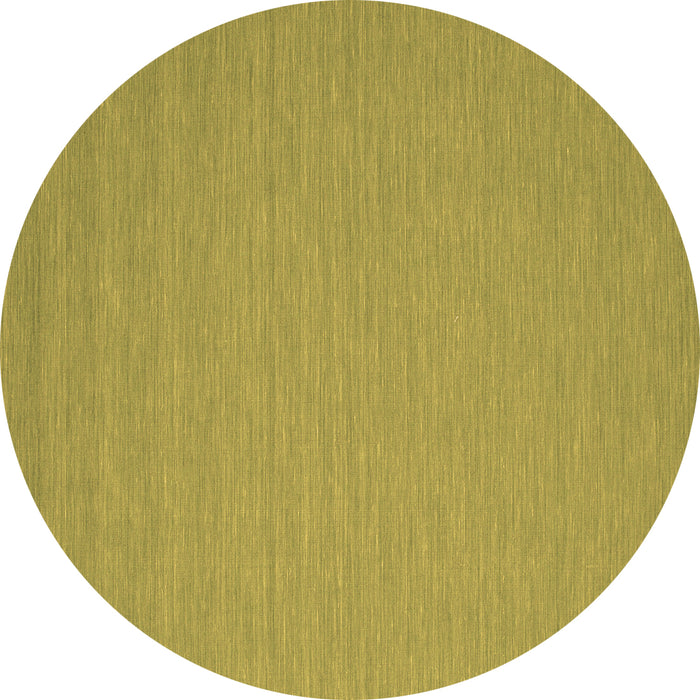 Round Abstract Brown Contemporary Rug, con208brn