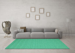 Machine Washable Abstract Light Blue Contemporary Rug in a Living Room, wshcon208lblu