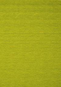 Abstract Yellow Contemporary Rug, con208yw