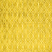 Square Machine Washable Abstract Yellow Contemporary Rug, wshcon2090yw