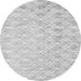 Square Abstract Gray Contemporary Rug, con2090gry