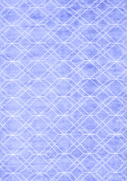 Abstract Blue Contemporary Rug, con2090blu