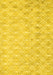 Abstract Yellow Contemporary Rug, con2090yw