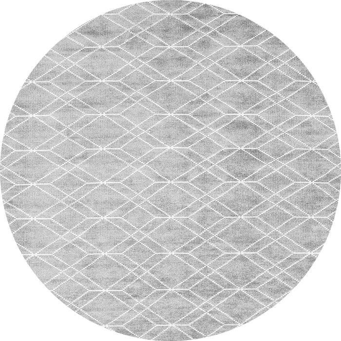 Machine Washable Abstract Gray Contemporary Rug, wshcon2090gry