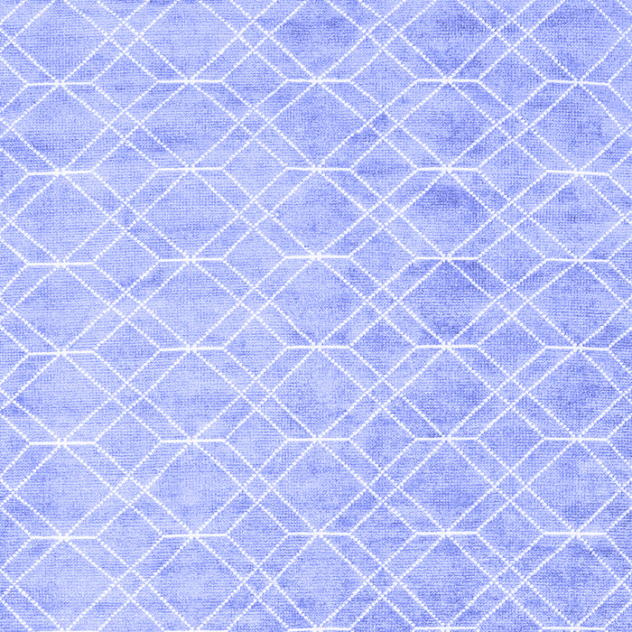 Abstract Blue Contemporary Rug, con2090blu