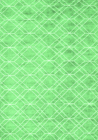 Abstract Emerald Green Contemporary Rug, con2090emgrn