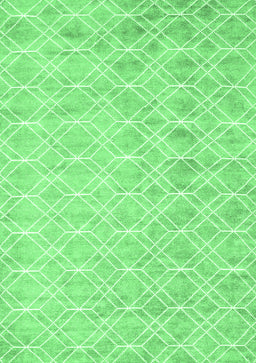 Abstract Emerald Green Contemporary Rug, con2090emgrn