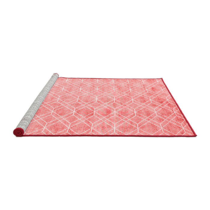 Contemporary Red Washable Rugs