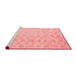 Contemporary Red Washable Rugs