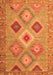 Southwestern Orange Country Rug, con2091org