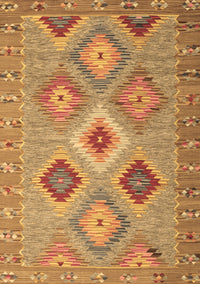 Southwestern Brown Country Rug, con2091brn