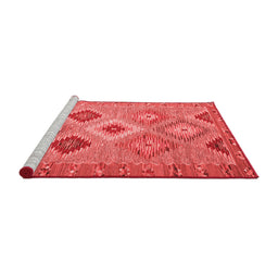 Country Red Washable Rugs