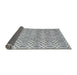 Thickness of Contemporary Slate Granite Gray Modern Rug, con2092