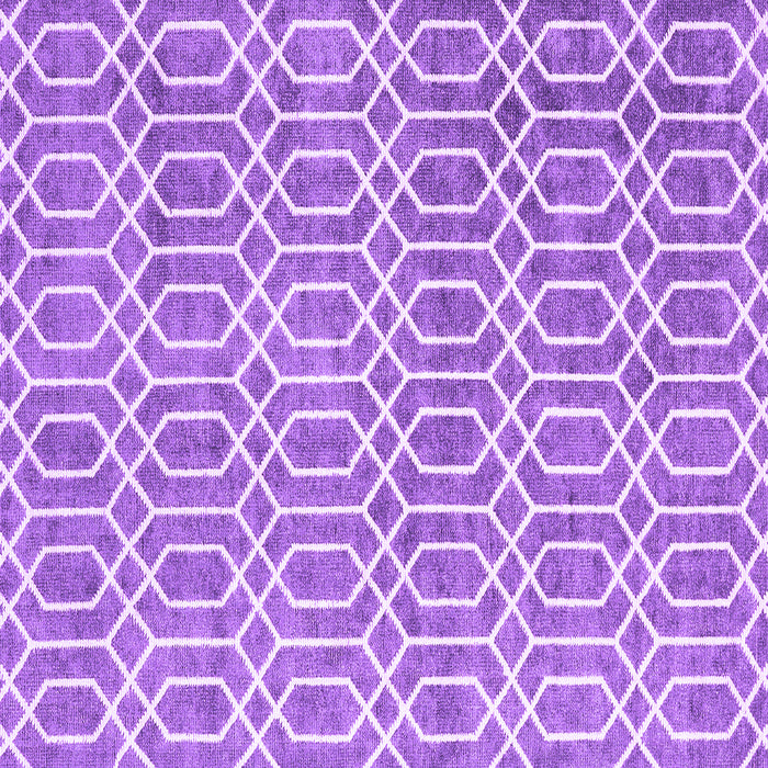 Square Abstract Purple Contemporary Rug, con2092pur