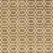 Square Abstract Brown Contemporary Rug, con2092brn