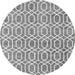 Machine Washable Abstract Gray Contemporary Rug, wshcon2092gry