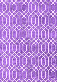 Abstract Purple Contemporary Rug, con2092pur