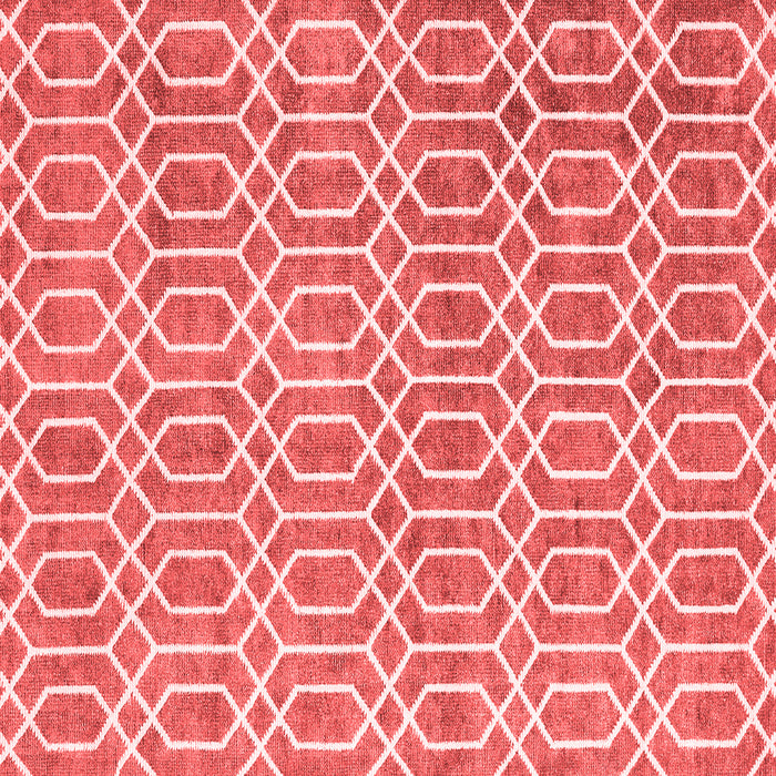 Machine Washable Abstract Red Contemporary Rug, wshcon2092red