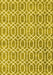 Machine Washable Abstract Yellow Contemporary Rug, wshcon2092yw