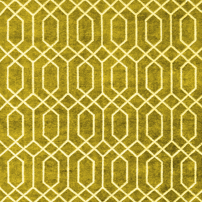 Machine Washable Abstract Yellow Contemporary Rug, wshcon2092yw