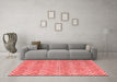 Contemporary Red Washable Rugs