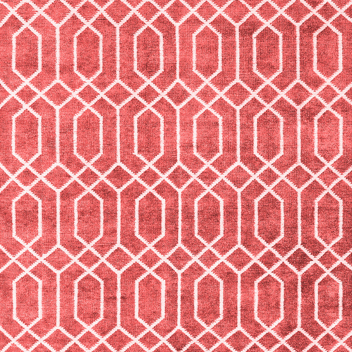 Abstract Red Contemporary Area Rugs
