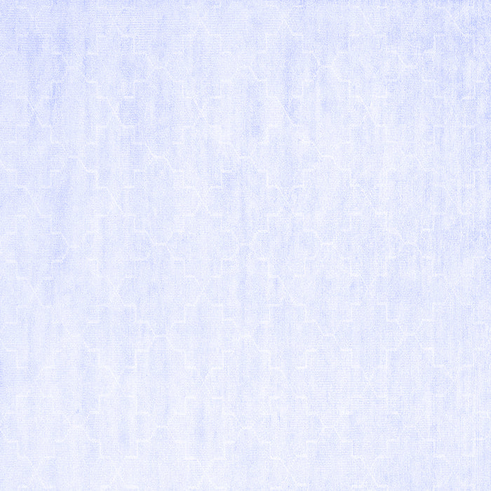 Square Machine Washable Solid Blue Modern Rug, wshcon2093blu