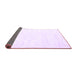 Sideview of Solid Purple Modern Rug, con2093pur