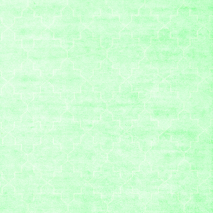 Serging Thickness of Machine Washable Solid Green Modern Area Rugs, wshcon2093grn