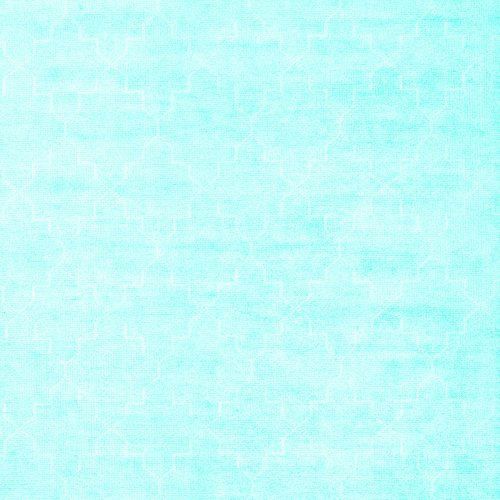 Machine Washable Solid Turquoise Modern Area Rugs, wshcon2093turq