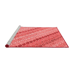 Country Red Washable Rugs