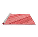 Country Red Washable Rugs