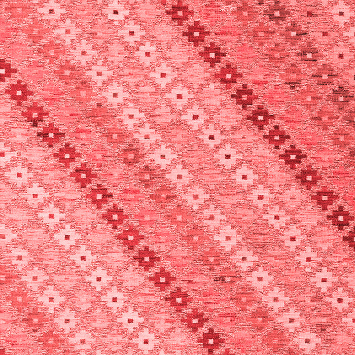 Machine Washable Southwestern Red Country Rug, wshcon2094red