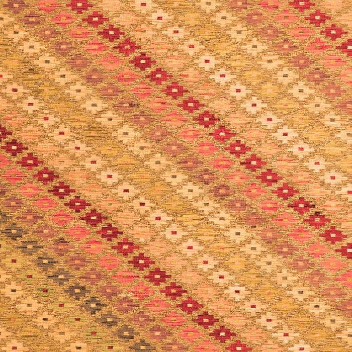 Serging Thickness of Southwestern Orange Country Rug, con2094org