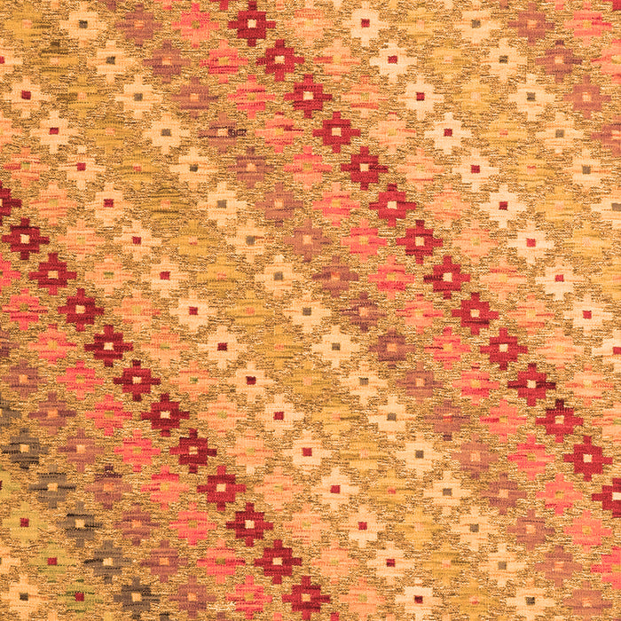 Serging Thickness of Machine Washable Southwestern Orange Country Area Rugs, wshcon2094org