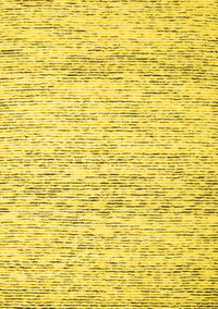 Solid Yellow Modern Rug, con2095yw