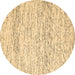 Round Solid Brown Modern Rug, con2095brn