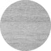 Square Abstract Gray Contemporary Rug, con2096gry