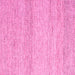 Square Machine Washable Abstract Pink Contemporary Rug, wshcon2096pnk
