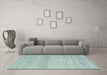 Machine Washable Abstract Light Blue Contemporary Rug in a Living Room, wshcon2096lblu