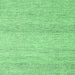 Square Abstract Emerald Green Contemporary Rug, con2096emgrn