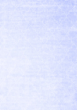 Abstract Blue Contemporary Rug, con2097blu