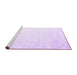 Sideview of Machine Washable Abstract Purple Contemporary Area Rugs, wshcon2097pur