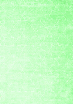 Abstract Emerald Green Contemporary Rug, con2097emgrn